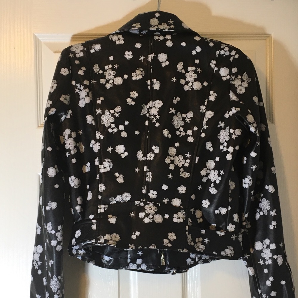 SOLD on Merc! Michael Kors Faux Leather Jacket NWT - Picture 5 of 8